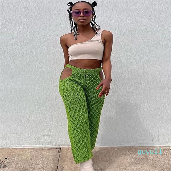 women's pants knitting hollow out long women 2023 autumn solid high waist wide leg, Black;white
women's pants knitting hollow out long women 2023 autumn solid high waist wide leg, Black;white