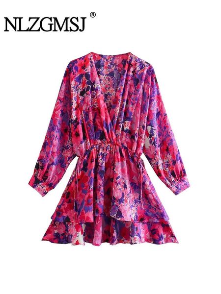 casual dresses nlzgmsj traf women fashion floral print chiffon mini dress long sleeve elegant ruffles dresses female party dress vestidos 23, Black;gray
casual dresses nlzgmsj traf women fashion floral print chiffon mini dress long sleeve elegant ruffles dresses female party dress vestidos 23, Black;gray