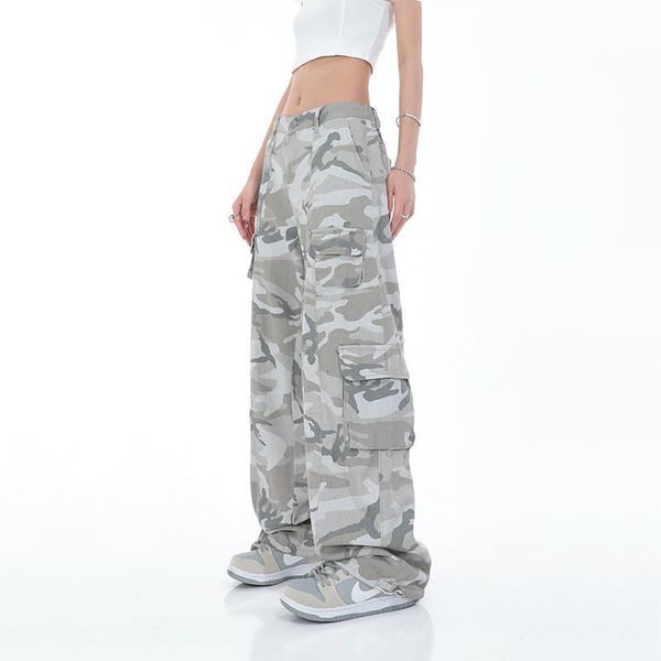 women's pants capris streetwear women camouflage cargo pants hip hop oversize spring autumn straight wide leg high street fashion casua, Black;white
women's pants capris streetwear women camouflage cargo pants hip hop oversize spring autumn straight wide leg high street fashion casua, Black;white