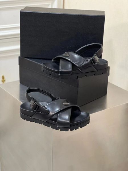designer sandals men monolith padded nappa platform sandal ankle strap triangle logo thick bottom summer sandles beach shoes p eu 39-44 hoes, Black
designer sandals men monolith padded nappa platform sandal ankle strap triangle logo thick bottom summer sandles beach shoes p eu 39-44 hoes, Black