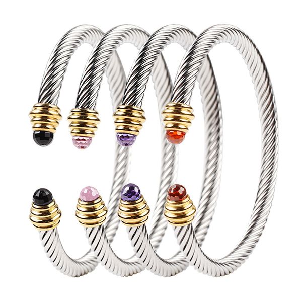 titanium steel bracelet dy luxury designer twisted pearl head womens fashion versatile twist encrusted crystal bracelets jewelry wedding gif, Black
titanium steel bracelet dy luxury designer twisted pearl head womens fashion versatile twist encrusted crystal bracelets jewelry wedding gif, Black