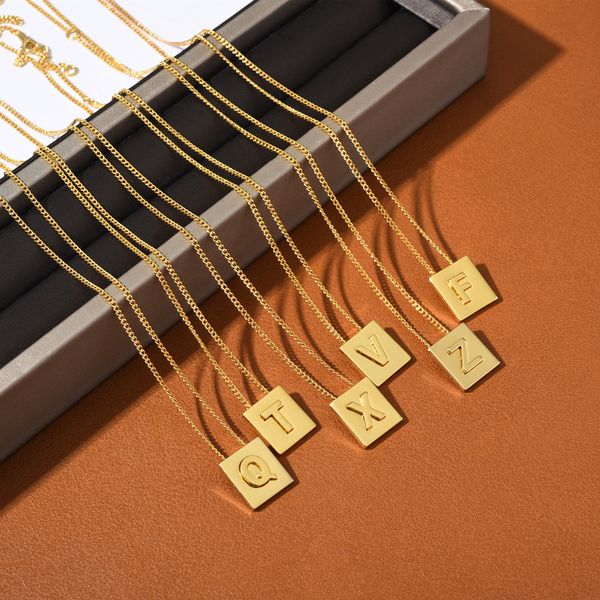 18k gold block designer pendant necklaces for women girls brand luxury link chain short choker block letters necklace jewelry wholesale bran, Silver
18k gold block designer pendant necklaces for women girls brand luxury link chain short choker block letters necklace jewelry wholesale bran, Silver