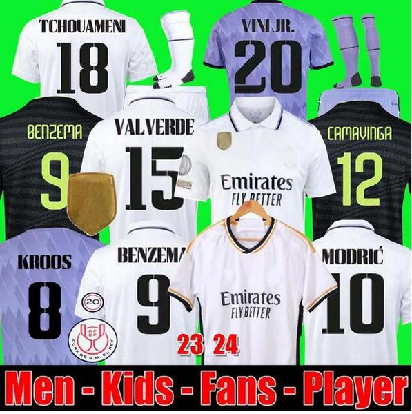 22 23 24 benzema real soccer jerseys fans player version madrids 2023 2024 kit modric camiseta vini jr camavinga tchouameni madrides footbal, Black;yellow
22 23 24 benzema real soccer jerseys fans player version madrids 2023 2024 kit modric camiseta vini jr camavinga tchouameni madrides footbal, Black;yellow