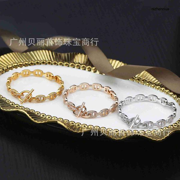 hermm classic bracelets 2023 new pig nose full diamond bracelet for women s individualized light luxury and small crowd design sense fashion, Black
hermm classic bracelets 2023 new pig nose full diamond bracelet for women s individualized light luxury and small crowd design sense fashion, Black