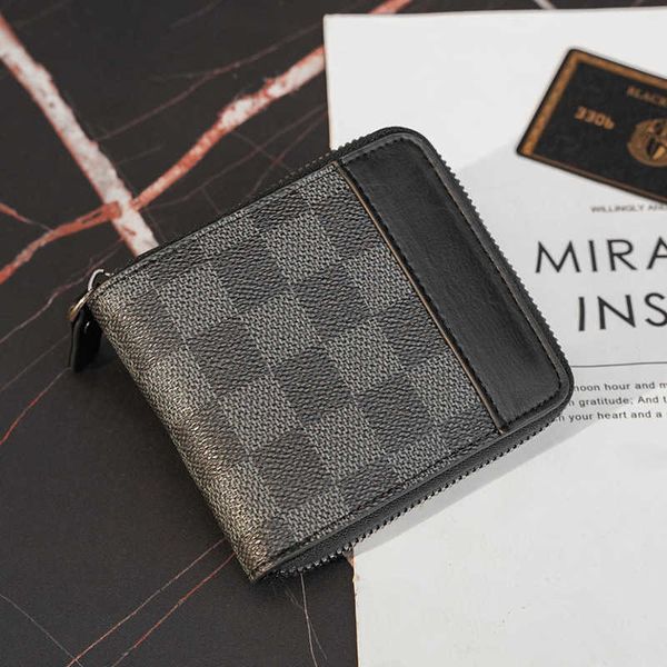 new plaid wallet men's card bag short compact bank card set id card clip multi card slot wallet zero wallet 230515, Red;black
new plaid wallet men's card bag short compact bank card set id card clip multi card slot wallet zero wallet 230515, Red;black