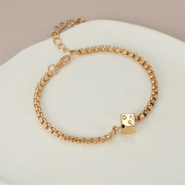 charm bracelets simple design fashion chain geometric cube charms cute romantic bracelet female women party girl jewelry gift, Golden;silver
charm bracelets simple design fashion chain geometric cube charms cute romantic bracelet female women party girl jewelry gift, Golden;silver
