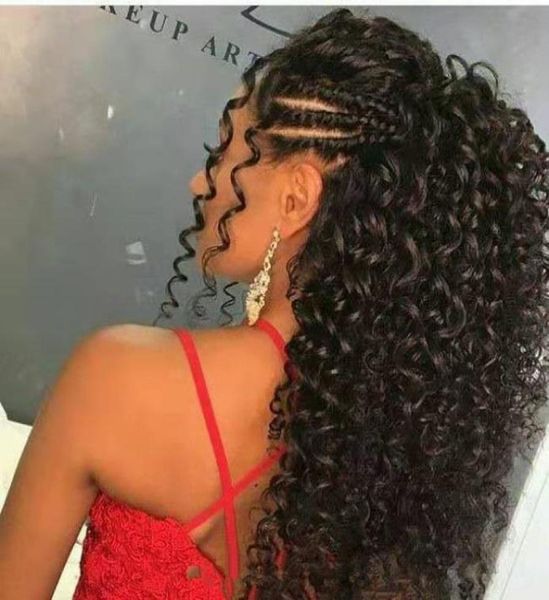 kinky curly ponytail human hairpiece 8a elephant human ponytail extension natural black 1b for black women 140g1828416
kinky curly ponytail human hairpiece 8a elephant human ponytail extension natural black 1b for black women 140g1828416