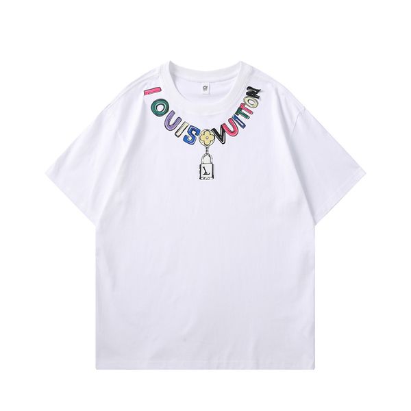summer t shirt mens womens designers t-shirts loose tees man casual shirt luxurys clothing streetwear shorts sleeve polos tshirts size m-3x, White;black
summer t shirt mens womens designers t-shirts loose tees man casual shirt luxurys clothing streetwear shorts sleeve polos tshirts size m-3x, White;black
