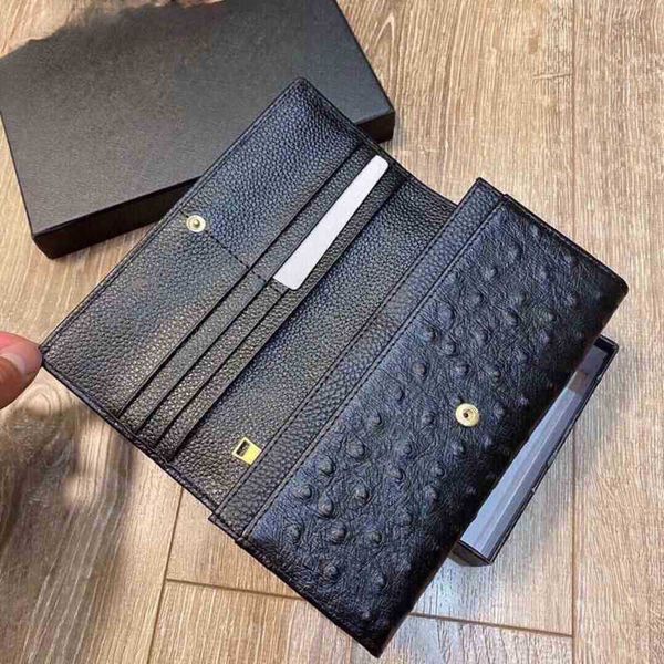 wallets shoulder bags luxury wallet clutch ostrich leather designer card holder crossbody female purses 220402, Red;black
wallets shoulder bags luxury wallet clutch ostrich leather designer card holder crossbody female purses 220402, Red;black
