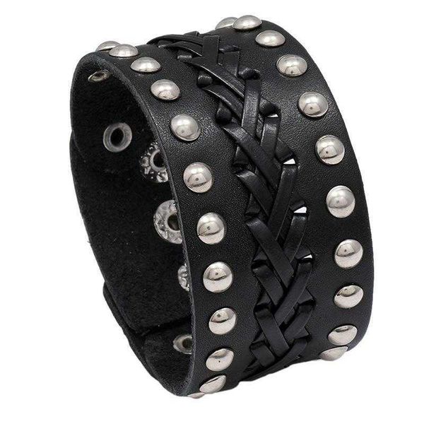 vintage weave leather bracelet selling ornament personality mens punk cattle, Golden;silver
vintage weave leather bracelet selling ornament personality mens punk cattle, Golden;silver