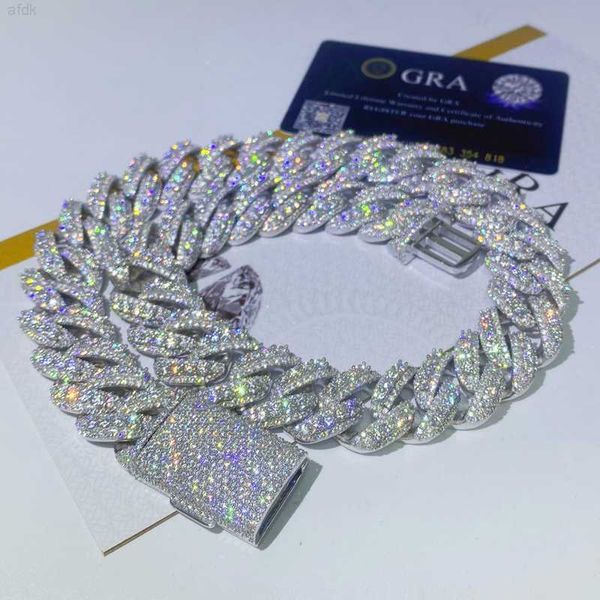 custom luxury vvs moissanite diamond cuban link chain ice out 18mm hip hop men jewelry pendant necklace miami cuban chain, Silver
custom luxury vvs moissanite diamond cuban link chain ice out 18mm hip hop men jewelry pendant necklace miami cuban chain, Silver