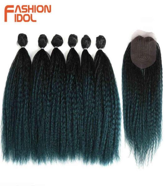 fashion idol afro kinky straight fake hair weaves for black women 6 bundles with closure ombre blue synthetic hair extensions h2209497422
fashion idol afro kinky straight fake hair weaves for black women 6 bundles with closure ombre blue synthetic hair extensions h2209497422