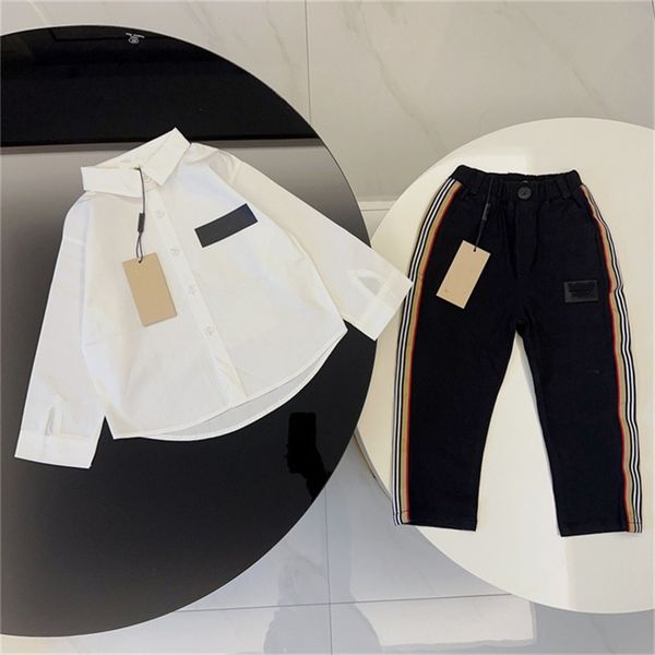 designer long-sleeved shirt and trousers 2-piece set new spring and autumn high-quality brand casual tide fan children's clothes b01 si, White
designer long-sleeved shirt and trousers 2-piece set new spring and autumn high-quality brand casual tide fan children's clothes b01 si, White