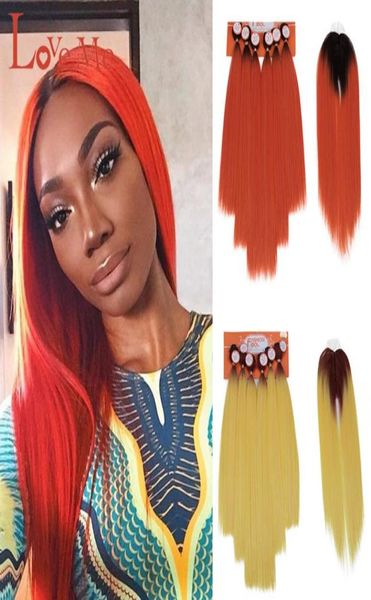 love me synthetic yaki straight hair bundles 7pcspack 1620inch ombre synthetic hair bundles with closure weave hair extension 224376528, Black;brown
love me synthetic yaki straight hair bundles 7pcspack 1620inch ombre synthetic hair bundles with closure weave hair extension 224376528, Black;brown