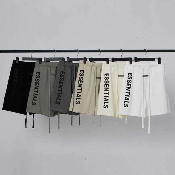 u4ef 2023 men's and women's fashion shorts high street brand ess stereo letter capris, White;black
u4ef 2023 men's and women's fashion shorts high street brand ess stereo letter capris, White;black
