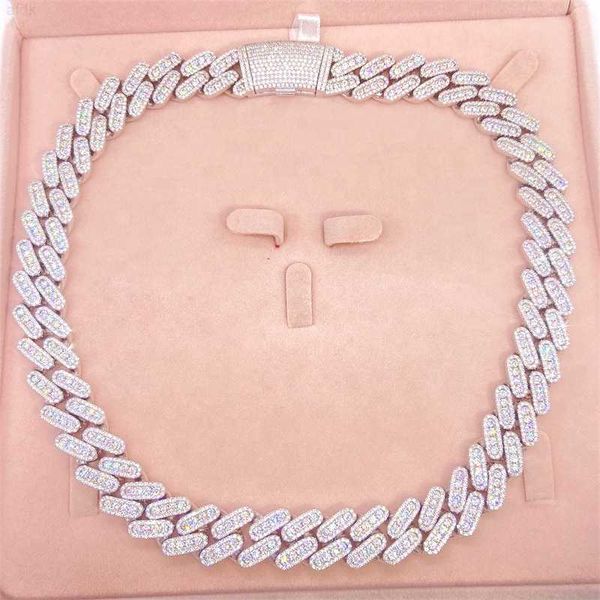 15 mm 16" 18" 20" 22" 24 inches vvs moissanite necklace fit custom hip hop pendant cuban link chain, Silver
15 mm 16" 18" 20" 22" 24 inches vvs moissanite necklace fit custom hip hop pendant cuban link chain, Silver