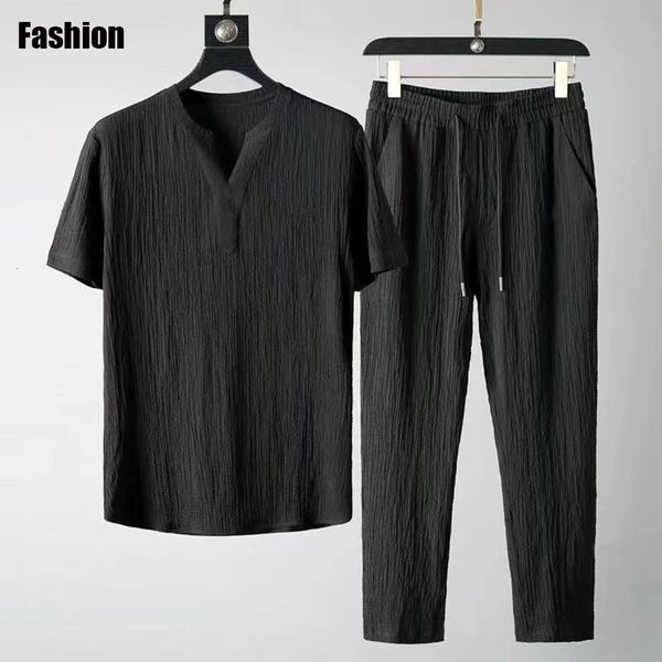 mens tracksuits summer fashion linen fabric casual tshirt and shorts set sports suit twopiece large size 6xl 230512, Gray
mens tracksuits summer fashion linen fabric casual tshirt and shorts set sports suit twopiece large size 6xl 230512, Gray