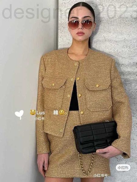 women's jackets luxuriousl rand jacket 2023 new women autumn winter fashion jacket grade metal uckle tweed jackets casual spring coat c, Black;brown
women's jackets luxuriousl rand jacket 2023 new women autumn winter fashion jacket grade metal uckle tweed jackets casual spring coat c, Black;brown