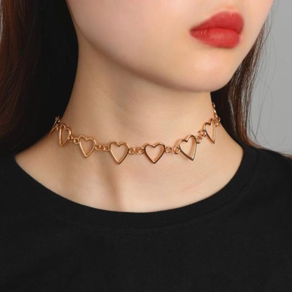 independent gothic metal hollow connecting heart neck chain collar necklace women's egirl cosplay aesthetic jewelry, Golden;silver
independent gothic metal hollow connecting heart neck chain collar necklace women's egirl cosplay aesthetic jewelry, Golden;silver