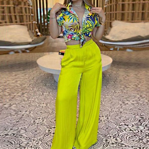 women's two piece pants fulkio s-3xl women's spring and summer lapel print solid color wide leg pants two-piece business suit 2305, White
women's two piece pants fulkio s-3xl women's spring and summer lapel print solid color wide leg pants two-piece business suit 2305, White