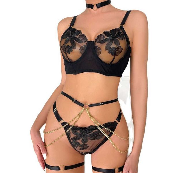bikini air bra panties women new low waisted thong2023 dirty night underwear with choker and leg ring 5pcs womens embroidery underwire garte, Red;black
bikini air bra panties women new low waisted thong2023 dirty night underwear with choker and leg ring 5pcs womens embroidery underwire garte, Red;black