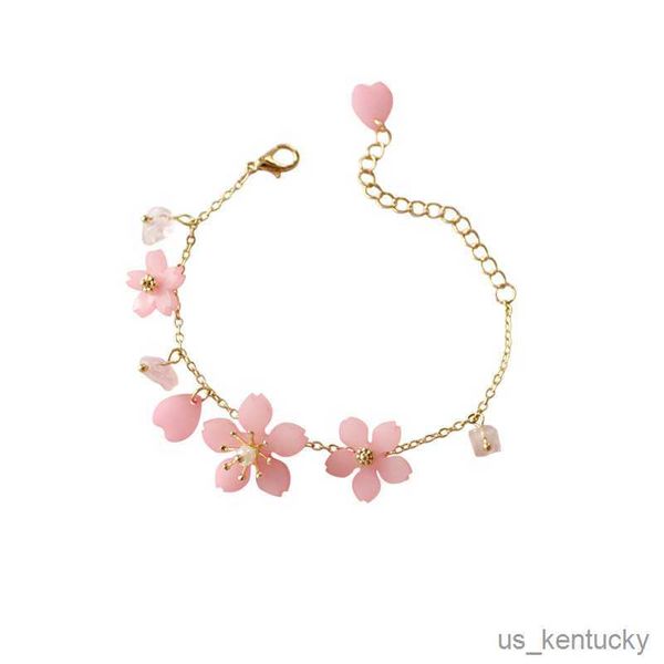 charm bracelets new flower bracelet wi pink cherry blossom green pearl small pure and fresh and heartly sweet bracelet, Golden;silver
charm bracelets new flower bracelet wi pink cherry blossom green pearl small pure and fresh and heartly sweet bracelet, Golden;silver
