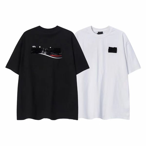 summer women's fashion brand paris front and back letter classic fashion family short sleeve t-shirt unisex, White;black
summer women's fashion brand paris front and back letter classic fashion family short sleeve t-shirt unisex, White;black