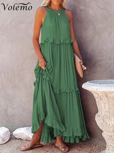 casual dresses oversize solid long dress women summer female casual ruffle pullover beach dresses ladies elegant hollow tie-up party dress 2, Black;gray
casual dresses oversize solid long dress women summer female casual ruffle pullover beach dresses ladies elegant hollow tie-up party dress 2, Black;gray