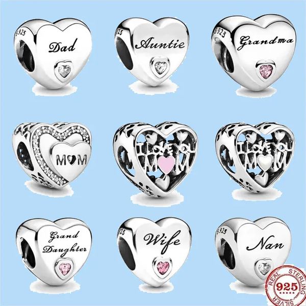 925 charm beads accessories fit pandora charms jewelry dad mom aunt wife nan granddaughter ma bead, Black
925 charm beads accessories fit pandora charms jewelry dad mom aunt wife nan granddaughter ma bead, Black