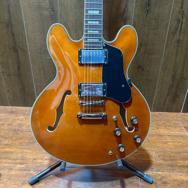 electric guitar semi-hollow body vintage rosewood fingerboard guitar high-quality ing
electric guitar semi-hollow body vintage rosewood fingerboard guitar high-quality ing