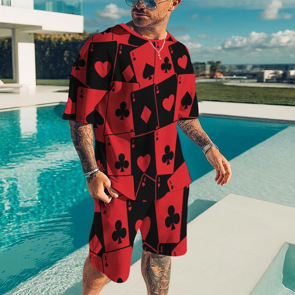 mens tracksuits summer black and red 2pk sportswear spades oversize dress retro beach style 3d printed tshirt set shorts 230512, Gray
mens tracksuits summer black and red 2pk sportswear spades oversize dress retro beach style 3d printed tshirt set shorts 230512, Gray