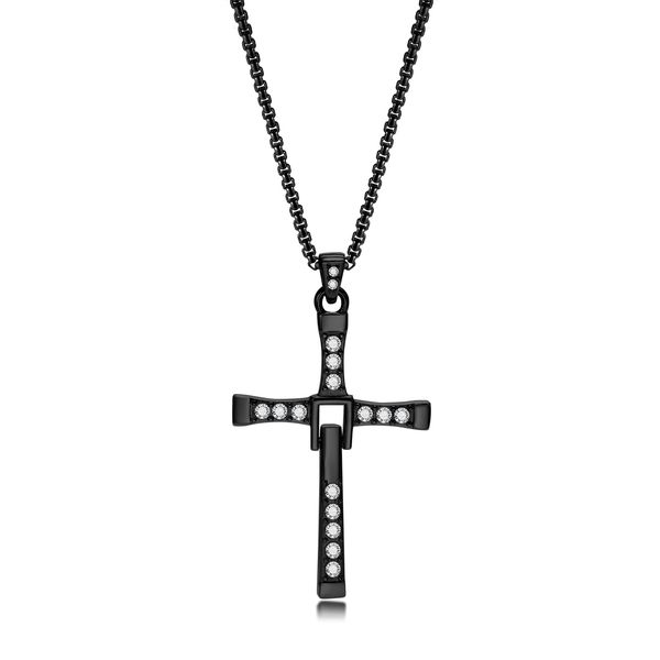 crucifix pendant necklace full zircon hip hop cross jewelry for mens boys women bling 3mm 24inch rolo chain black / golen as gifts for your, Silver
crucifix pendant necklace full zircon hip hop cross jewelry for mens boys women bling 3mm 24inch rolo chain black / golen as gifts for your, Silver