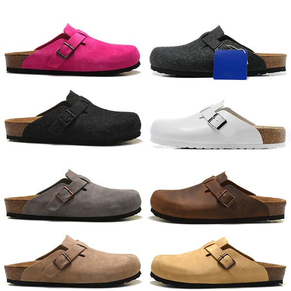 2023 fashion boston clogs designer luxury sandals oiledleather bag shoes head pull cork suede slides autumn winter mens womens loafers brown, Black
2023 fashion boston clogs designer luxury sandals oiledleather bag shoes head pull cork suede slides autumn winter mens womens loafers brown, Black