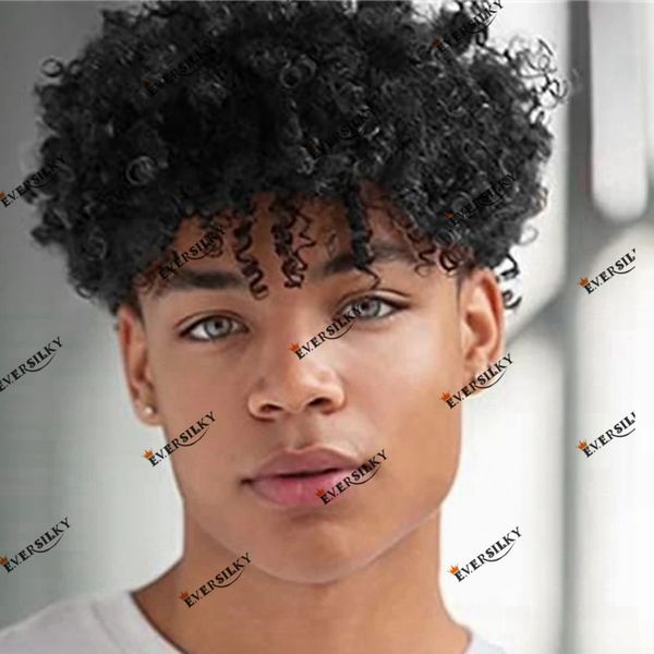 afro men curly human hair skin toupee full skin base natural hairline capillary prosthesis male indian hair replacement system, Black
afro men curly human hair skin toupee full skin base natural hairline capillary prosthesis male indian hair replacement system, Black