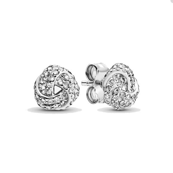 sparkling knot stud earrings for pandora real sterling silver wedding party jewelry designer earring set for women sisters gift luxury earri, Golden;silver
sparkling knot stud earrings for pandora real sterling silver wedding party jewelry designer earring set for women sisters gift luxury earri, Golden;silver