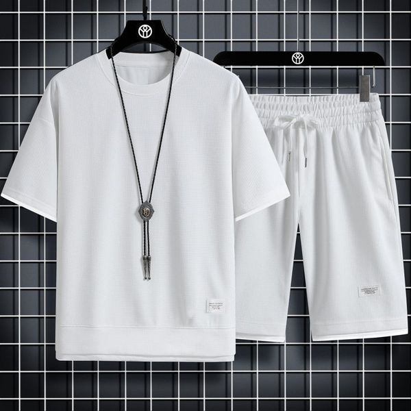mens tracksuits summer fashion classic solid color short sleeve twopiece casual loose large size highquality sports suit 230512, Gray
mens tracksuits summer fashion classic solid color short sleeve twopiece casual loose large size highquality sports suit 230512, Gray