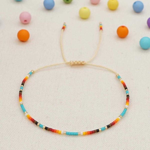 bohemian ethnic strands style gradient beaded couples bracelet bead woven rainbow womens small, Black
bohemian ethnic strands style gradient beaded couples bracelet bead woven rainbow womens small, Black
