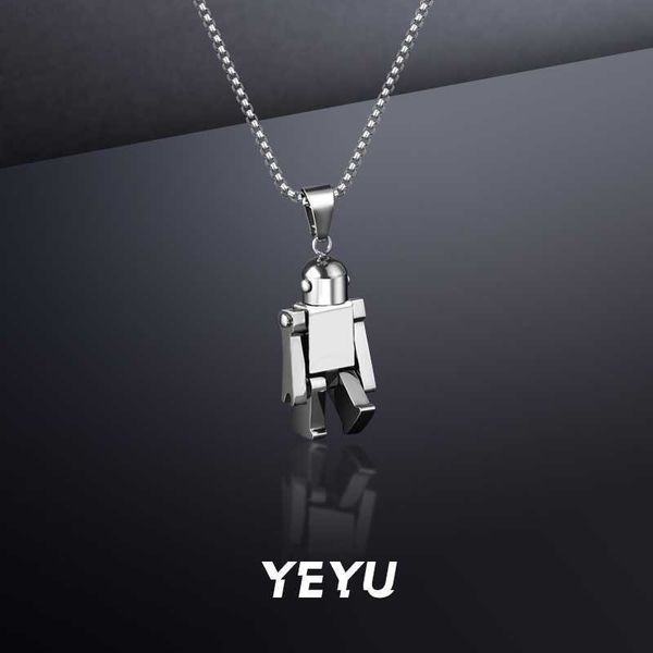 sterling silver robot necklace advanced sense pendant men's trendy brand ins versatile men's design sense minority boys
sterling silver robot necklace advanced sense pendant men's trendy brand ins versatile men's design sense minority boys
