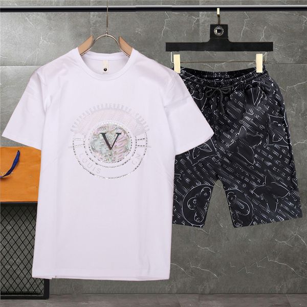 leisure men's sports suit women's representative brand designer shorts printed letter set luxury fashion street summer clothing tr, Gray
leisure men's sports suit women's representative brand designer shorts printed letter set luxury fashion street summer clothing tr, Gray