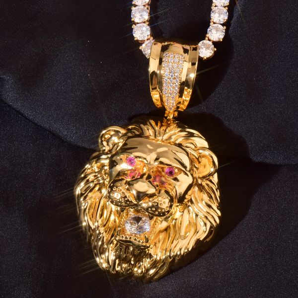 mens cool necklace gold silver color bling cz lion pendant necklace with 3mm 24inch rope chain necklace nice gift
mens cool necklace gold silver color bling cz lion pendant necklace with 3mm 24inch rope chain necklace nice gift