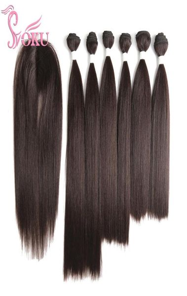 soku yaki straight hair weaving bundles with closure 1418 inch long 7 pcspack hair extension synthetic hair weft for women 220219366509, Black;brown
soku yaki straight hair weaving bundles with closure 1418 inch long 7 pcspack hair extension synthetic hair weft for women 220219366509, Black;brown