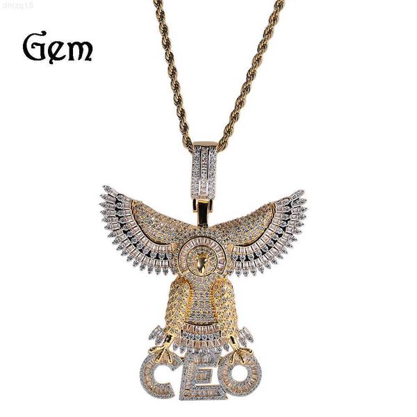 european and american new jewelry personalized hip hop letter fashion eagle pendant copper set zircon necklace fashion men's sweater ch, Silver
european and american new jewelry personalized hip hop letter fashion eagle pendant copper set zircon necklace fashion men's sweater ch, Silver