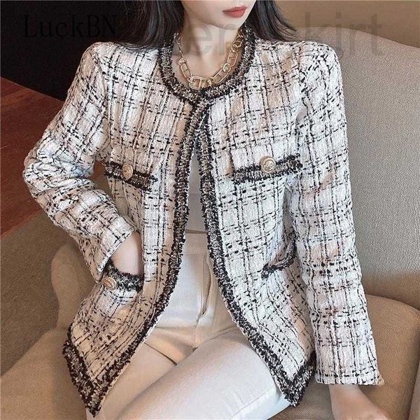 women's jackets luxuriouswoman jacket vintage plaid long sleeve o-neck open stitch runway designer tweed cardigans fashion coat ropa pa, Black;brown
women's jackets luxuriouswoman jacket vintage plaid long sleeve o-neck open stitch runway designer tweed cardigans fashion coat ropa pa, Black;brown