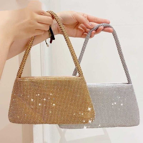 evening bags luxury designer shiny rhinestone handbags womens small bag 2023 new fashion trend protable armpit 230427
evening bags luxury designer shiny rhinestone handbags womens small bag 2023 new fashion trend protable armpit 230427