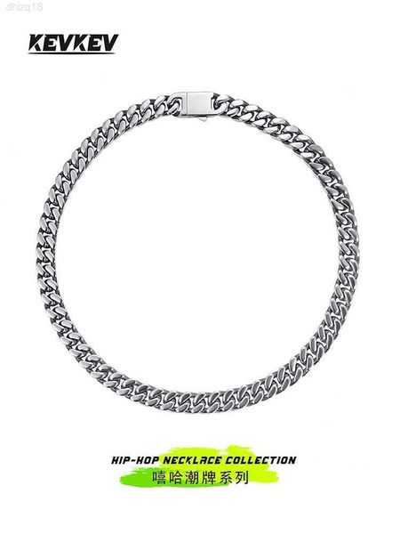 kevkev european and american trendy brand hip-hop high-end cuban chain men's necklace trend versatile titanium steel chain men's a, Silver
kevkev european and american trendy brand hip-hop high-end cuban chain men's necklace trend versatile titanium steel chain men's a, Silver
