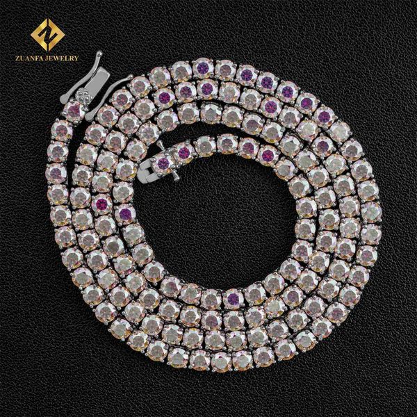 new design gra certified pass diamond tester 925 sterling silver iced out hip hop vvs1 3mm 4mm colorful moissanite tennis chain
new design gra certified pass diamond tester 925 sterling silver iced out hip hop vvs1 3mm 4mm colorful moissanite tennis chain
