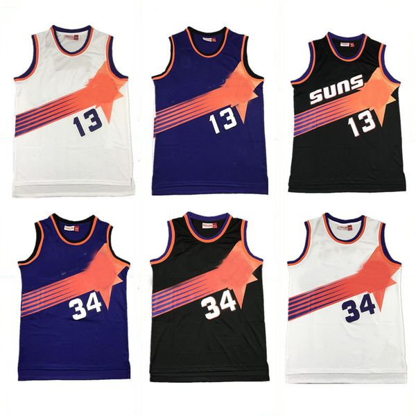 basketball jerseys new sun no. 13 no.34 mor jersey embroidered basketball uniform vest shorts sports suit replacement hair, Black;red
basketball jerseys new sun no. 13 no.34 mor jersey embroidered basketball uniform vest shorts sports suit replacement hair, Black;red