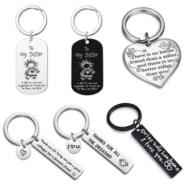 friends keychain keyring "not sisters by blood but heart" friendship jewelry gift for women girls key chain ring, Slivery;golden
friends keychain keyring "not sisters by blood but heart" friendship jewelry gift for women girls key chain ring, Slivery;golden