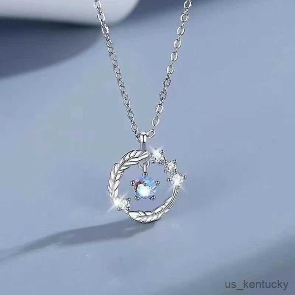 pendant necklaces moonstone smart nelace sweet style light chain jewelry accessories for women party gift, Silver
pendant necklaces moonstone smart nelace sweet style light chain jewelry accessories for women party gift, Silver