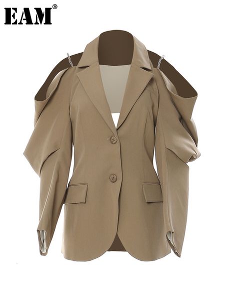 women's suits blazers eam women off shoulder chain big size blazer lapel long sleeve loose fit jacket fashion spring autumn 1de9885 230, White;black
women's suits blazers eam women off shoulder chain big size blazer lapel long sleeve loose fit jacket fashion spring autumn 1de9885 230, White;black